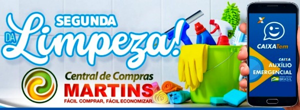 Segunda da limpeza: Aproveite os produtos da promoção no Martins
