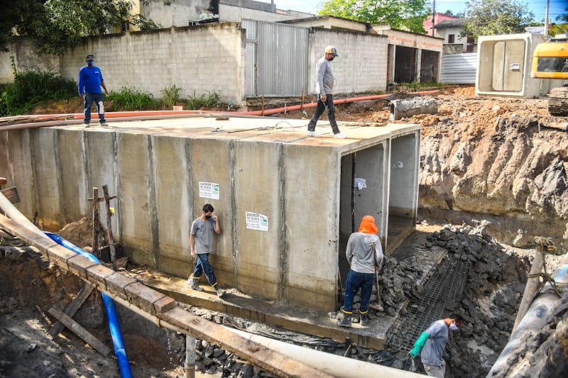 Valão do Aviso: Iniciados trabalhos para construção da nova galeria