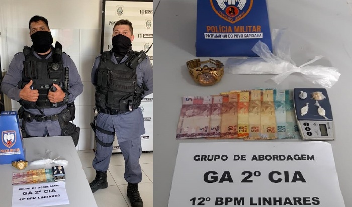 Beco 7: PMs Sombras apreendem drogas e levam dois indivíduos para a delegacia