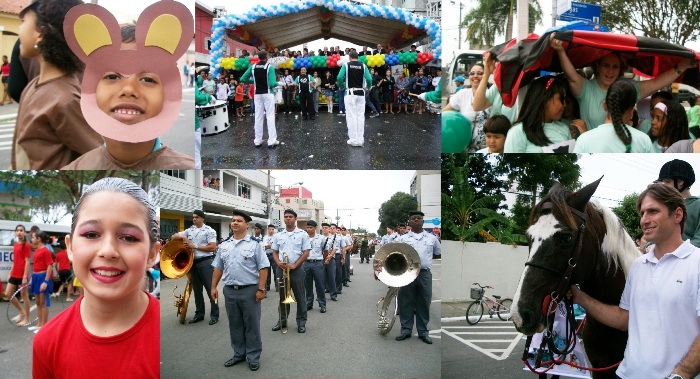 Dezenas de fotos saudades: 22 de agosto sem Desfile Cívico em Linhares