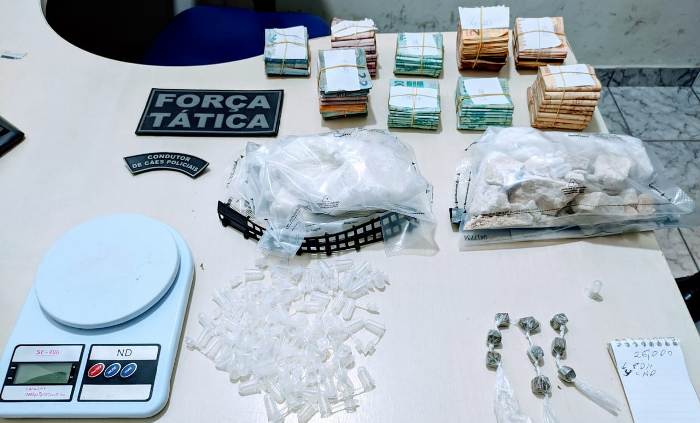 Força Tática: muita droga e R$ 52 mil em espécie retirados do tráfico no Norte do ES