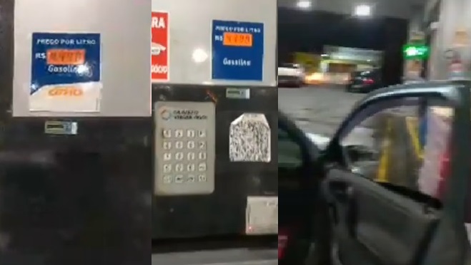 Posto de Linhares emite nota sobre vídeo ao vivo de reclamação de consumidora ao pagar gasolina