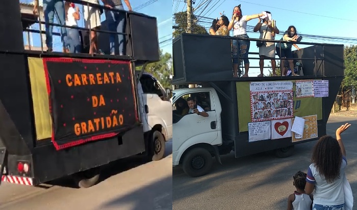 Carreata destaca gratidão e saudade em Linhares