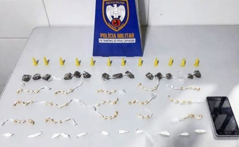 Jovem de Fundão esconde droga na boca para tentar enganar a PM no Planalto