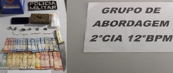 PMs Sombras detêm 2 adultos e apreendem adolescente e quase meio quilo de droga no Interlagos