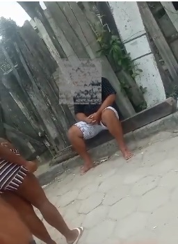 Tiros com ferido no Pó do Shell, à luz do dia