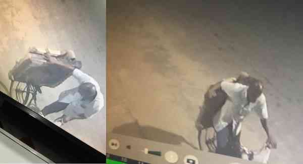 Leitor pede ajuda para recuperar peças esquecidas na calçada de oficina mecânica