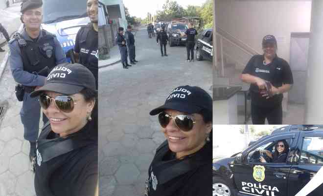 Mariza Loureiro: Nota 10 nas operações e no volante das viaturas da Polícia Civil