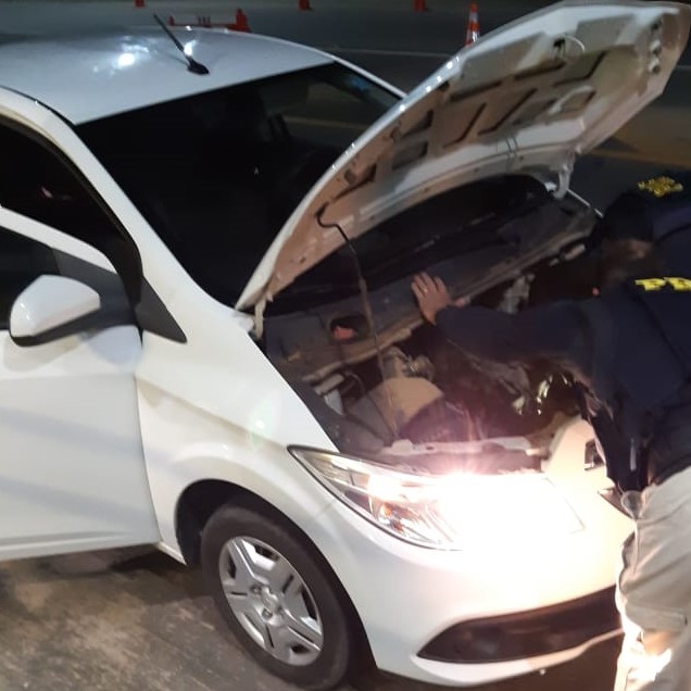 Prisma roubado é recuperado pela PRF em Linhares
