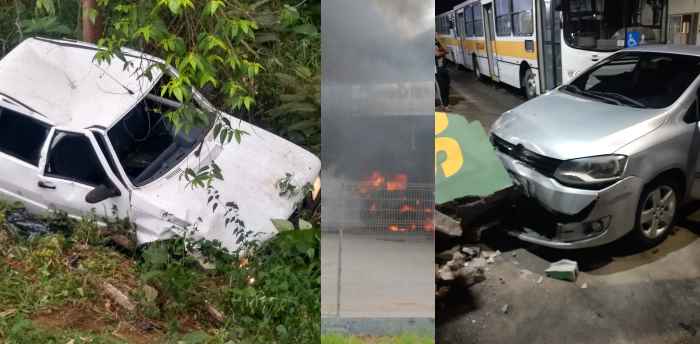  Em poucas horas: Incêndio, acidentes e homicídio em Linhares