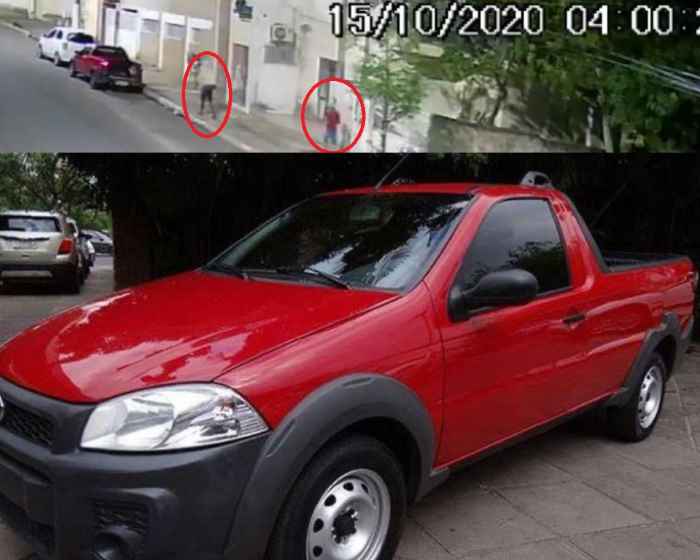 Ladrões furtam Strada no Três Barras. Uso para trabalhar, lamenta vítima