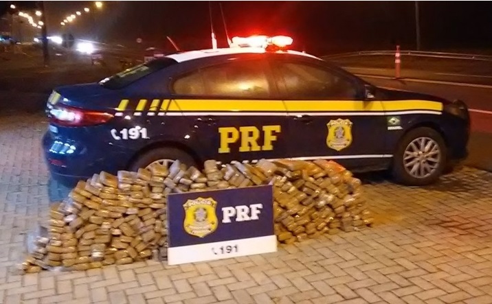 Linharense é preso com 350kg de maconha que traria para o município