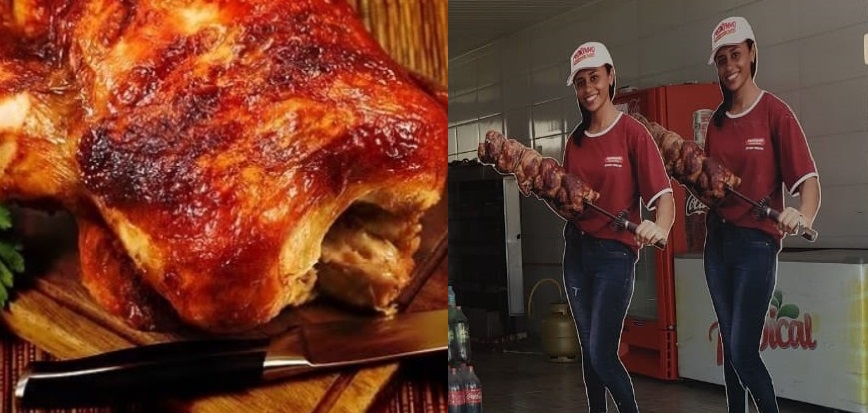 Feriado com frango assado entregue na sua casa em Linhares