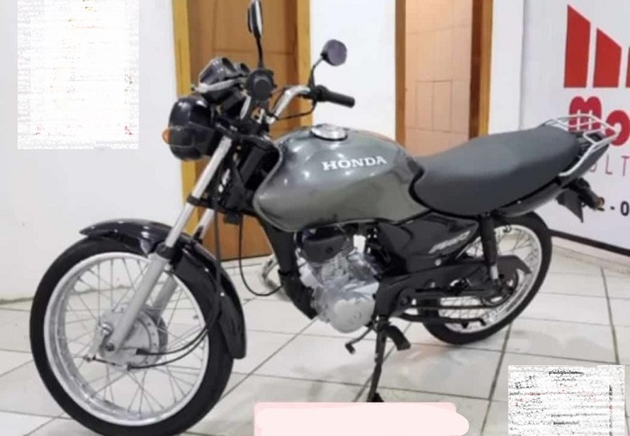 Bandidos trocam cor de moto furtada no Planalto