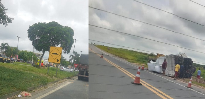  Acidentes marcam manhã de domingo na BR-101 em Linhares