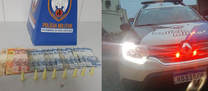 Cocaína, crack, dinheiro e adolescentes apreendidos no Santa Cruz