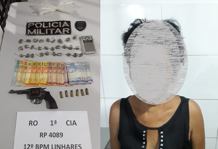 Sombra: Apreensão de droga e arma no Juparanã: Mãe é detida e filho escapa