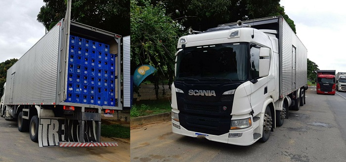 Mais de 19 mil litros de cerveja sem notas fiscais apreendidos na BR 101. Passaram por Linhares