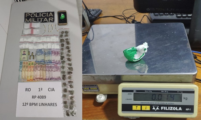 Sombra no Juparanã: Jovem é detido com drogas no Beco 1