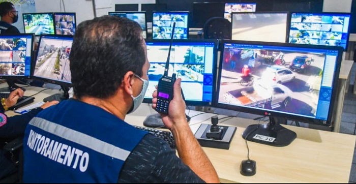 Câmeras de videomonitoramento registram quase 2 mil ocorrências em 2020 em Linhares