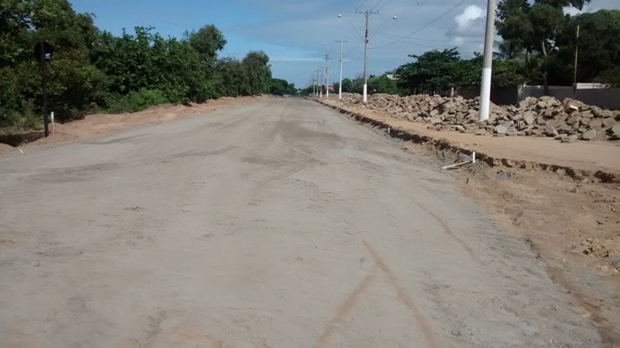 Pontal: conclusão das obras na Avenida do Sol prevista para o final do ano