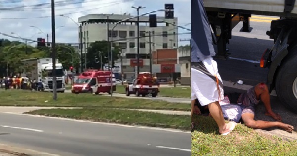 Vídeo: Bombeiros encontram droga com vítima de acidente em Linhares