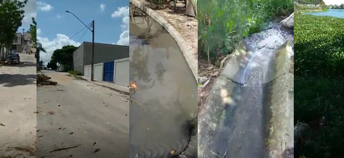 Vídeo: Esgoto in natura lançado em lagoa de Linhares. Leitor pergunta: Quem pode tomar providências?