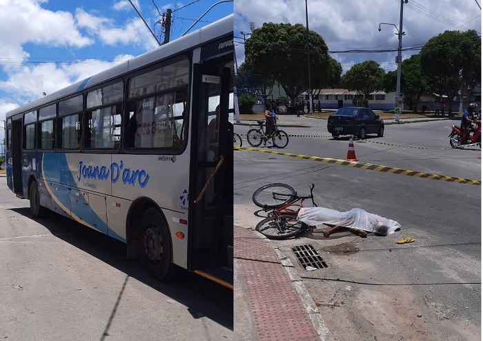 Atropelamento com vítima fatal em Linhares. Ciclista morreu no local