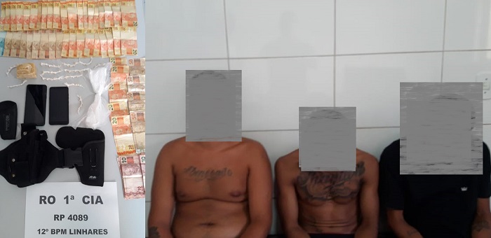 Apreensão: Sombra entrega 3 conduzidos na delegacia, e supostos autores de homicídios no Interlagos são citados