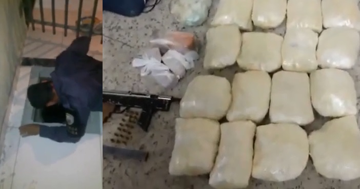 Vídeos: Imagens de logística do tráfico em Linhares impressionam. mais de 16kg de droga apreendidos