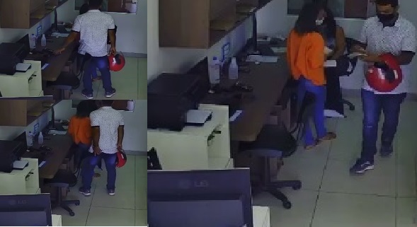 Vídeo: Homem pede informação e furta celular em loja no Centro de Linhares