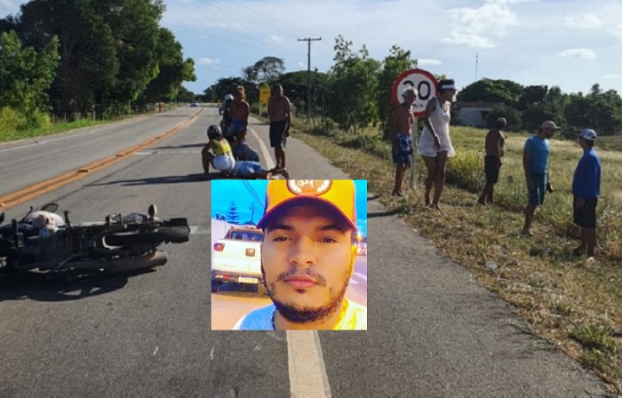 Morre motociclista vítima de acidente na Estrada do Pontal
