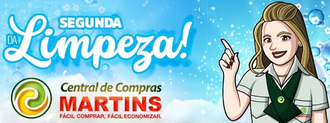 Olha aí a lista da Segunda da Limpeza no Martins!