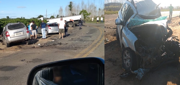 Motorista sofre traumatismo craniano em acidente na Rodovia Roberto Calmon