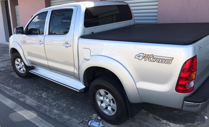 Hilux tomada em assalto no BNH é localizada, e bandidos são presos