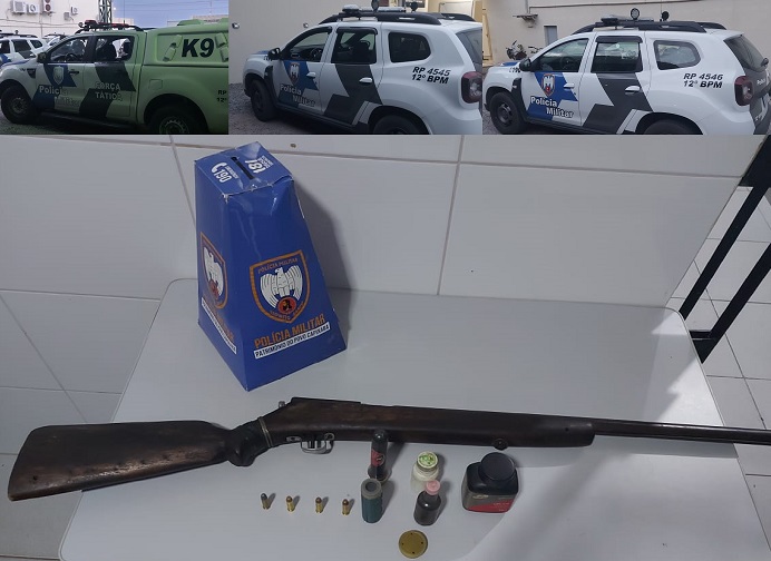 Troca de tiros, tentativa de fuga desesperada, e dois detidos em Bebedouro