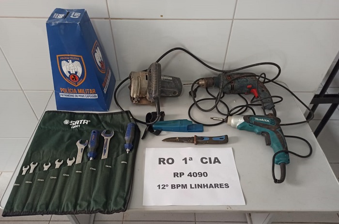 Sombras detêm larápio e recuperam produtos furtados em bairro nobre de Linhares