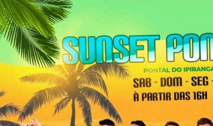Cartaz divulga programação para 3 dias de carnaval 2021 no Pontal do Ipiranga