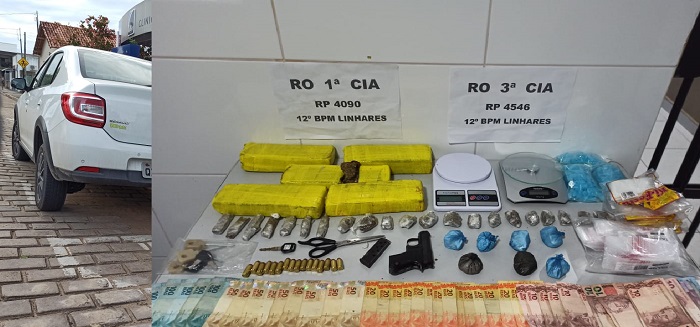 PMs Sombras apreendem muita droga, dinheiro arma e levam 3 homens pra DRL. Um é motorista de aplicativo. Vídeo