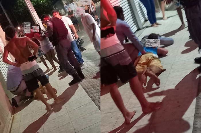 Ladrão é pego por populares após tentar arrombar casa no Bº Interlagos