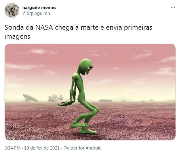 Chegada da Nasa em Marte vira meme; confira os melhores