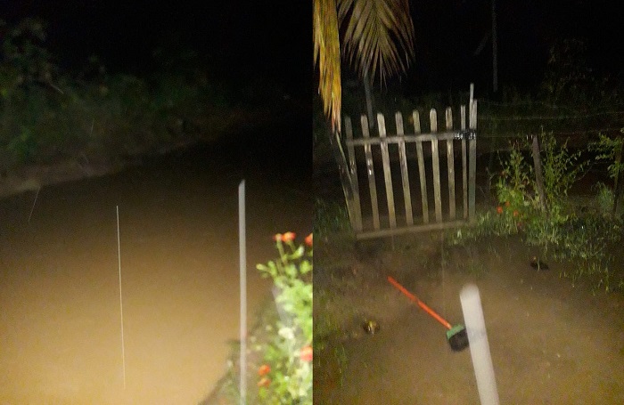 Humaitá: Comunidade está às escuras e alagada na segunda noite de temporal