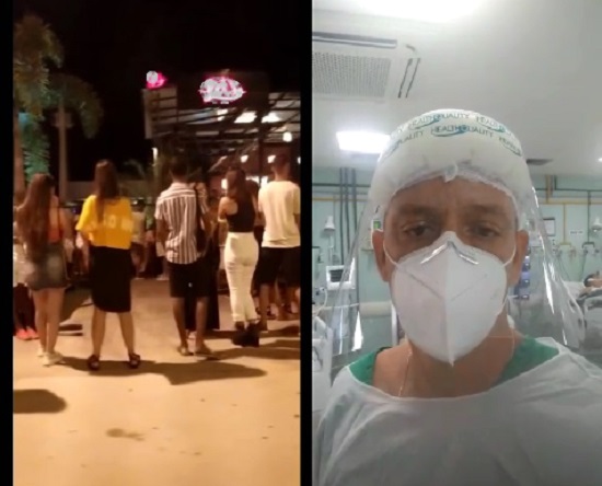 Jovens ignoram alerta e se aglomeram fora e dentro de casa de shows em Linhares