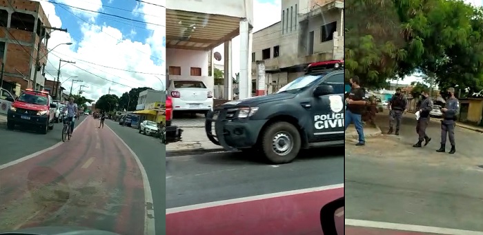 Vídeo: PM, PC e Bombeiros chamam a atenção no Nova Esperança