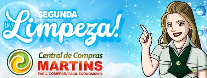 Segunda-feira com lista da Segunda da Limpeza no Martins