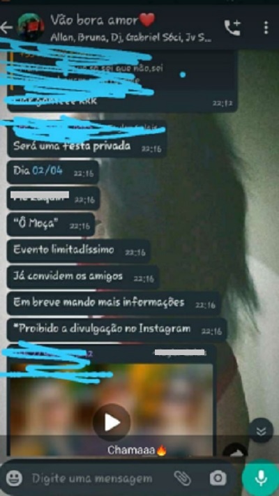 Em Linhares: Festa agendada em plena pandemia tem divulgação proibida nas redes sociais