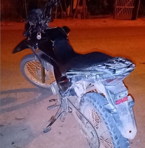 Moto sem placa e numeração raspada é apreendida em Sooretama
