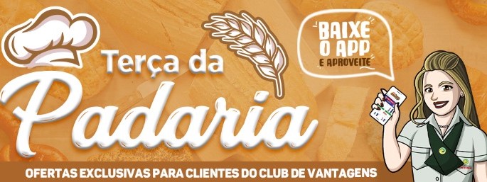 Terça da Padaria tem lista e até ofertas relâmpago no Clube de Vantagens Martins Fácil