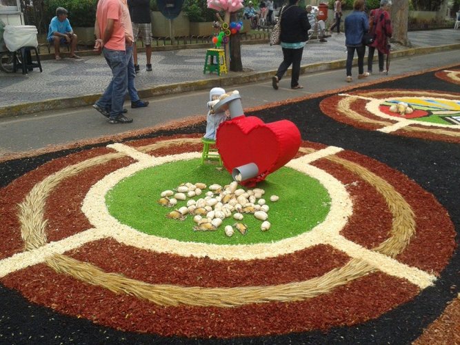 Corpus Christi: internauta faz imagens de verdadeiras obras de arte em Castelo