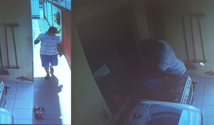Vídeo: Vítimas divulgam flagra e pedem prisão de autor de casas arrombadas em Linhares